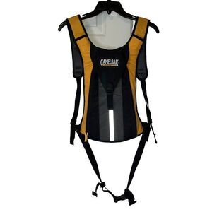 Camelbak Rocket Hydration Pack Black Yellow Backpack 72oz‎ 2.1L No Bladder